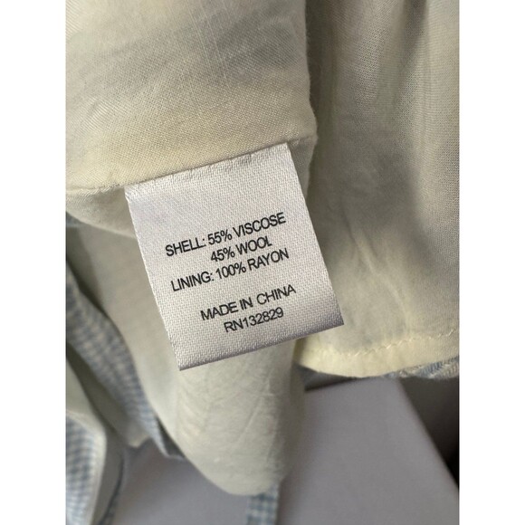 MAJORELLE TEDDY DRESS BABY BLUE CHECK medium - Picture 6 of 8